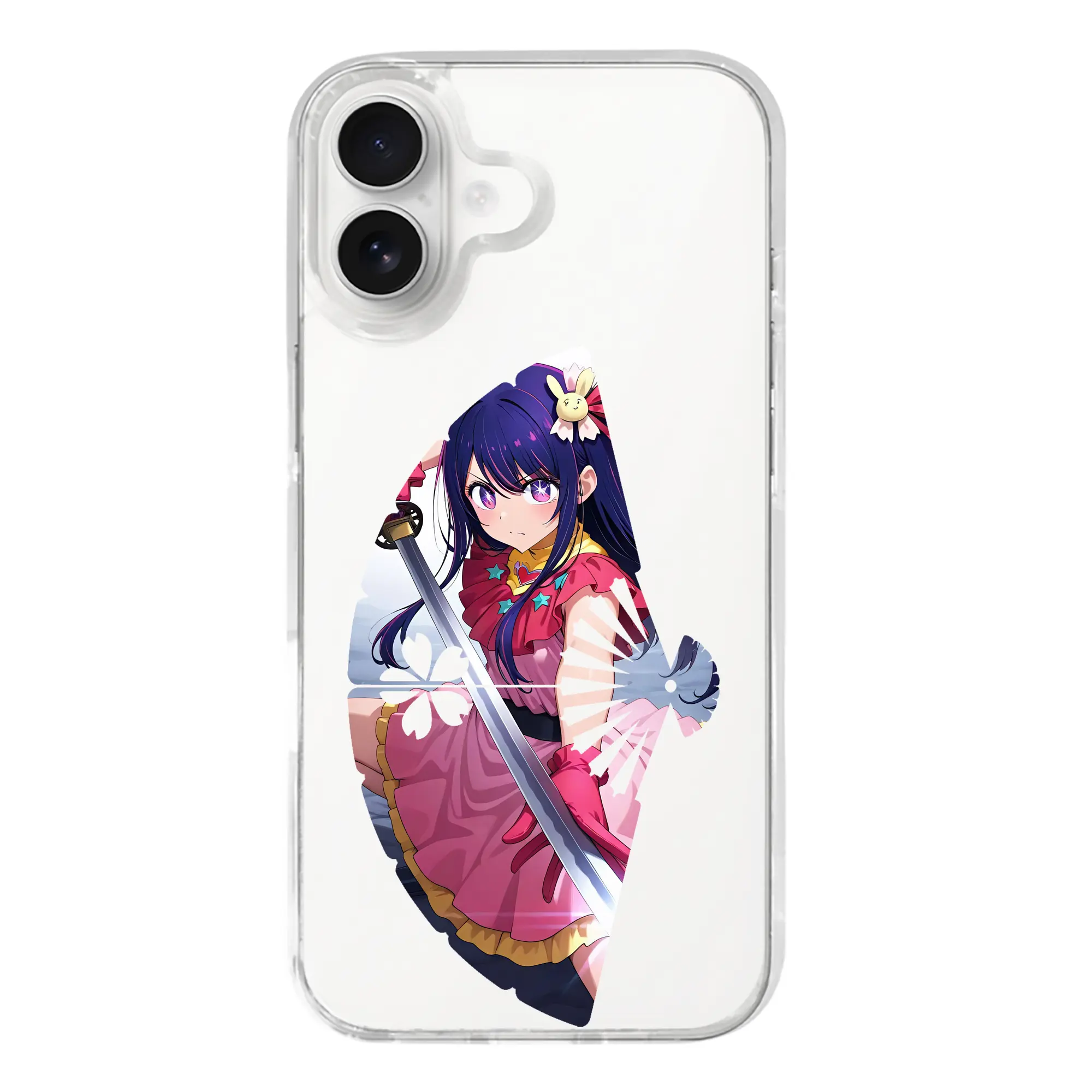 推しの子 グッズ,星野アイ - iPhone 17シリーズ 透明スマホケース – 薄型・耐衝撃・精密フィット保護カバー